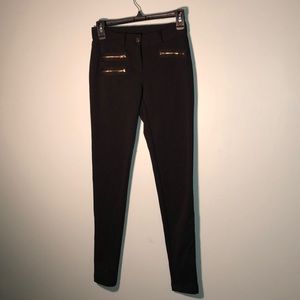 Black Dress Pants w/ Gold Zippers